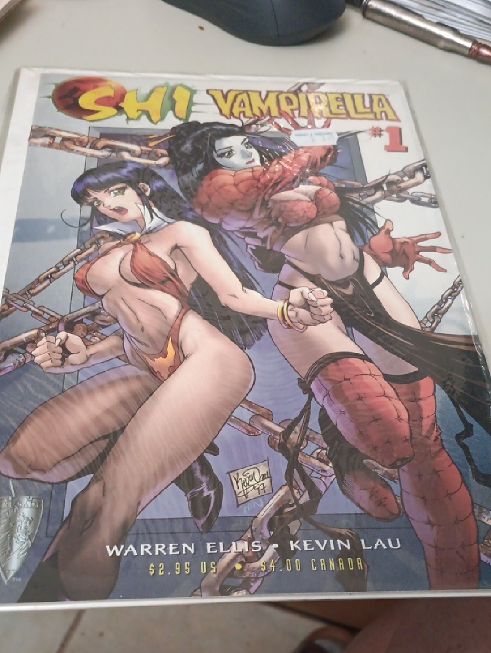 Shi x Vampirella Inspired  Comic- Red